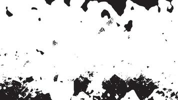 Monochrome Black Overlay with Distress Effect on White Background for High Definition vector