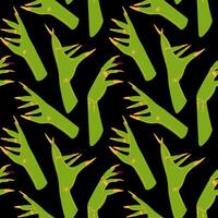 Halloween cartoon seamless pattern with Cartoon Zombie Hand for horror halloween design. Mystical background for wallpaper, wrapping, packing, and backdrop. vector