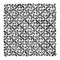 Abstract black and white scribble pattern design vector