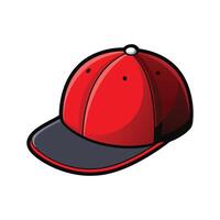 realistic cap on white background vector