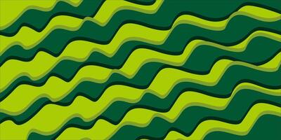 Abstract fluid background green color vector