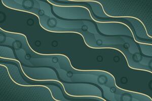 Gradient wavy modern background with abstract shapes vector
