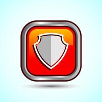 Shield Icon Button Design Illustration. Security Icon2 vector