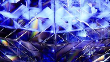 A blue abstract background with a lot of different shapes video