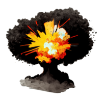 Vivid and dynamic cartoon-style explosion with transparent background, showcasing vibrant bursts of colors and dynamic lines. Perfect for creative projects requiring a touch of explosive flair. png