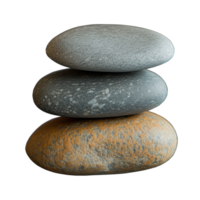 Three large rocks stacked on top of each other png