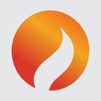 flame pattern icon vector