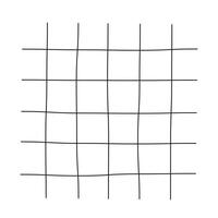 Hand drawn grid, black crossing lines design element. illustration vector