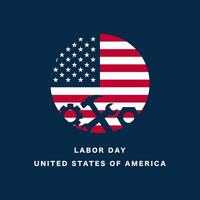 Labor Day Background Design. vector