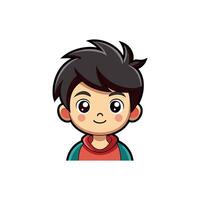 Illustration cartoon boy vector