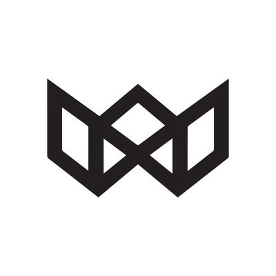 initial letter w icon logo