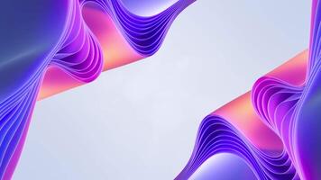 Colorful Gradient Smooth Floating Cloth Shapes Frame Background video