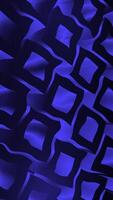 Vertical blue abstract background with a repeating pattern of rotating morphing square shapes. Trippy hypnotic effect. Full HD and looping animation. video