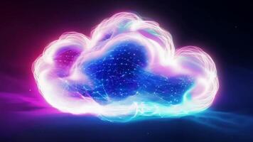 Cloud computing network safe encrypted storage personal data protection verified technology encryption security protocol wireless file transfer drive service cyberspace global database video