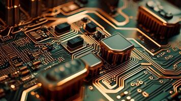 Microchip computer chip processor AI computation power PC mobile ARM programming silicon motherboard components circuit board tech technological advance computing progress development video