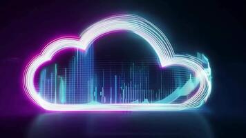 Cloud computing network safe encrypted storage personal data protection verified technology encryption security protocol wireless file transfer drive service cyberspace global database video