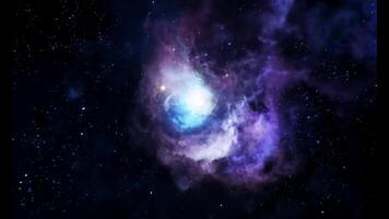Moving nebulas space travel hyperlapse floating through galaxy stars planet universe cosmic travel outer space timelapse journey exploration nebula infinity colorful motion futuristic sci video