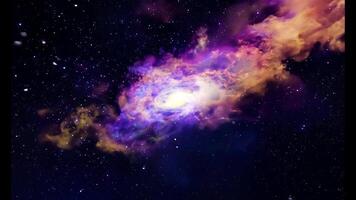 Moving nebulas space travel hyperlapse floating through galaxy stars planet universe cosmic travel outer space timelapse journey exploration nebula infinity colorful motion futuristic sci video