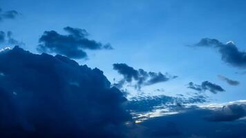 Vivid colorful sky timelapse sunset dawn heaven fluffy clouds beautiful summer spring weather sunny day happiness joy background cumulus cloud meditation meteorology realistic soft shapes video