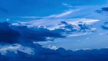 Vivid colorful sky timelapse sunset dawn heaven fluffy clouds beautiful summer spring weather sunny day happiness joy background cumulus cloud meditation meteorology realistic soft shapes video