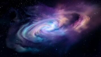 Moving nebulas space travel hyperlapse floating through galaxy stars planet universe cosmic travel outer space timelapse journey exploration nebula infinity colorful motion futuristic sci video
