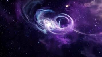 Moving nebulas space travel hyperlapse floating through galaxy stars planet universe cosmic travel outer space timelapse journey exploration nebula infinity colorful motion futuristic sci video