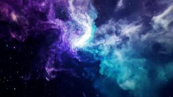 Moving nebulas space travel hyperlapse floating through galaxy stars planet universe cosmic travel outer space timelapse journey exploration nebula infinity colorful motion futuristic sci video