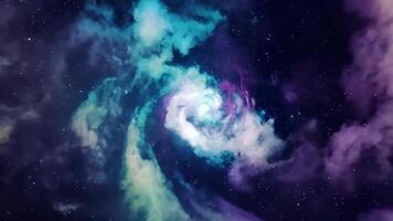 Moving nebulas space travel hyperlapse floating through galaxy stars planet universe cosmic travel outer space timelapse journey exploration nebula infinity colorful motion futuristic sci video