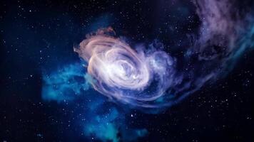 Moving nebulas space travel hyperlapse floating through galaxy stars planet universe cosmic travel outer space timelapse journey exploration nebula infinity colorful motion futuristic sci video