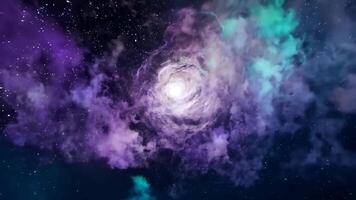 Moving nebulas space travel hyperlapse floating through galaxy stars planet universe cosmic travel outer space timelapse journey exploration nebula infinity colorful motion futuristic sci video