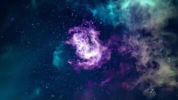 Moving nebulas space travel hyperlapse floating through galaxy stars planet universe cosmic travel outer space timelapse journey exploration nebula infinity colorful motion futuristic sci video