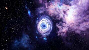 Moving nebulas space travel hyperlapse floating through galaxy stars planet universe cosmic travel outer space timelapse journey exploration nebula infinity colorful motion futuristic sci video