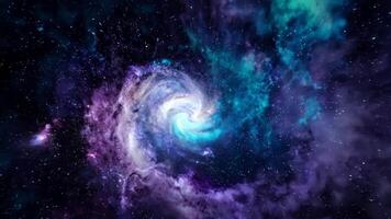 Moving nebulas space travel hyperlapse floating through galaxy stars planet universe cosmic travel outer space timelapse journey exploration nebula infinity colorful motion futuristic sci video