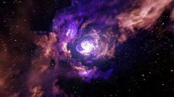 Moving nebulas space travel hyperlapse floating through galaxy stars planet universe cosmic travel outer space timelapse journey exploration nebula infinity colorful motion futuristic sci video