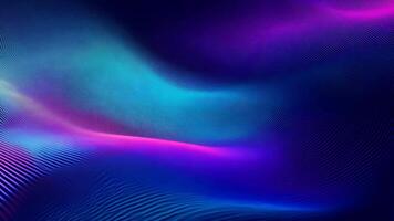 Abstract futuristic neon waves on a simple dark background technology glowing flowing rainbow colorful texture vibrant wallpaper AI cyberspace developing internet connection network wave video