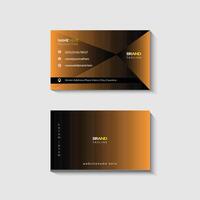 Professional and Stylish Business Card Design Template vector