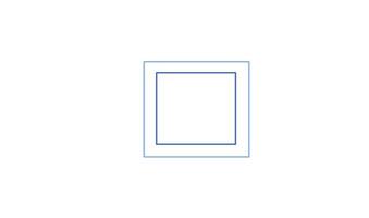 Blue curve message square illustration pattern design modern futuristic template business icon object technology geometric element graphic creative glow single line rectangle vector