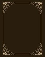 decorative line art frame. for invitations and greeting cards. Ornament border line art frame. Lace illustration for invitation and greeting cards. vector