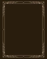 Frame ornaments. decorative line art for design templates. Decorative frames. design in Eastern style, for invitations or greeting cards. vector