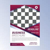 Creative business flyer design template for company Simple and clean design vector