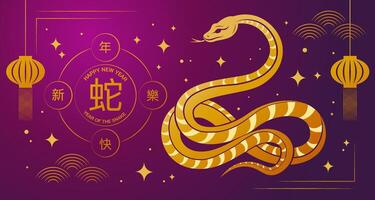 Lunar new year, Chinese New Year , 2025 , Year of the Snake vector
