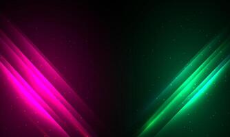 lines glowing in the dark, abstract background technology template vector