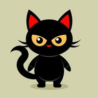 a playful illustration of a cute ninja fighter. Perfect for adding a touch of whimsy and creativity to your designs and projects vector