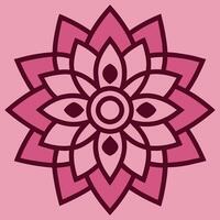 Complex Mandala Outline with Precise Details Ideal for Artistic and Design Uses vector