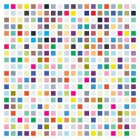 Abstract random colorful square pallette pattern background graphic illustration. vector