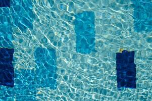 Surface of a swimming pool photo