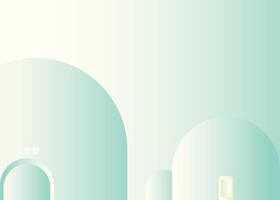 Abstract green city for background. illustration. vector