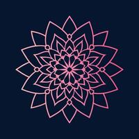 Elegant colorful mandala design eps10 vector