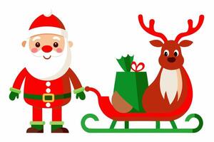 Jolly Santa Claus Graphics for Holiday Design Projects Ideal for Logos, Illustrations, Gift Tags, and Unique Seasonal Branding to Add a Touch of Festive Cheer to Your Creative Work vector