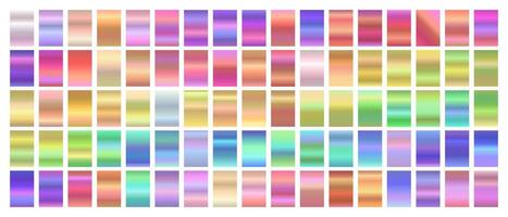 Soft Web Swatch Gradient Set with Every Color vector